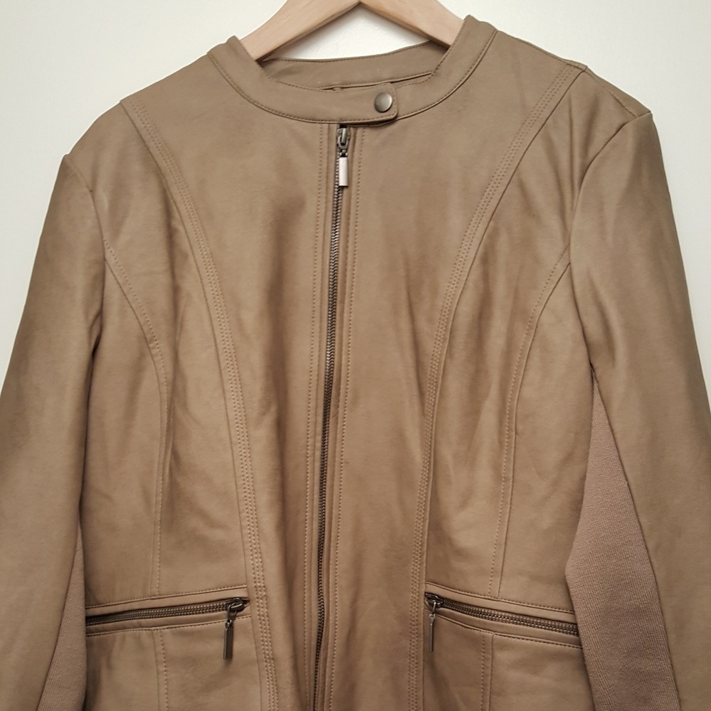 Mo-Ka Ebele Faux Leather Jacket